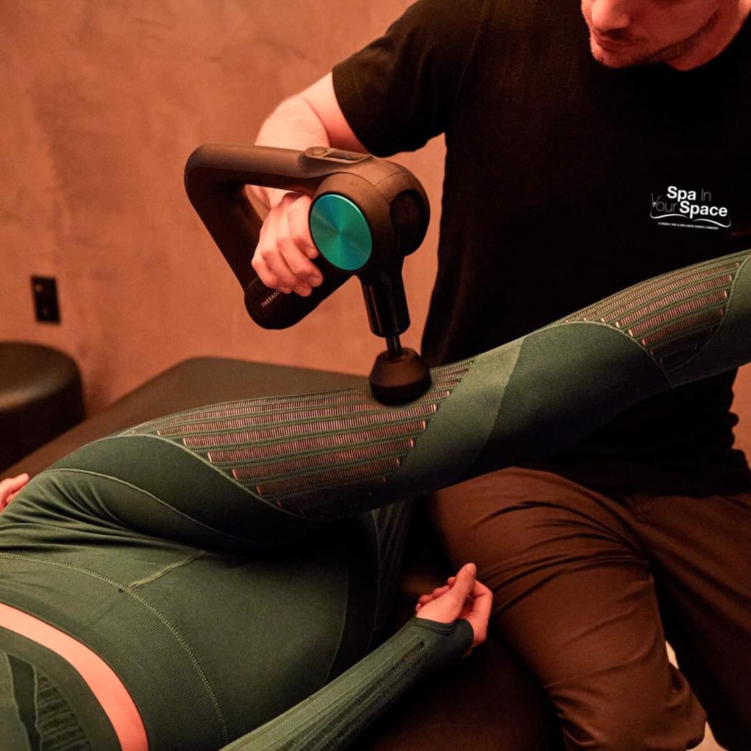 Stetching with percussive therapy